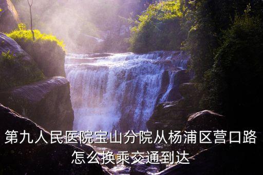 上海市寶山九院，上海寶山區第九人民醫院治療腫瘤怎么樣
