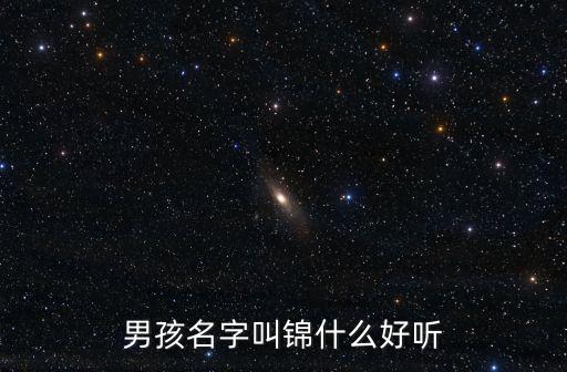 帶錦字的男孩名字，性賈男孩錦字輩名字
