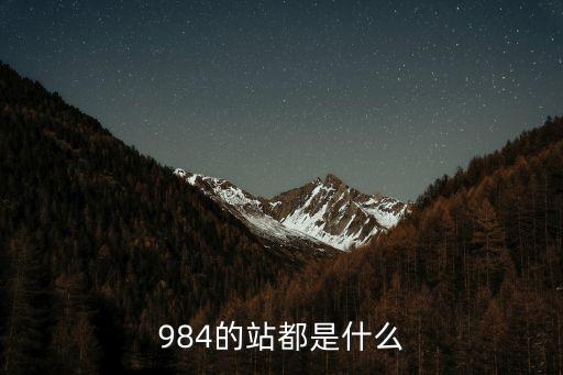 984的站都是什么