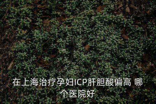 上海市第一婦嬰保健院陳金虹，在上海治療孕婦ICP肝膽酸偏高 哪個(gè)醫(yī)院好