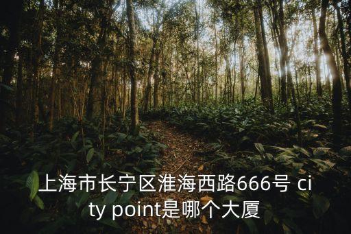 上海市長寧區土地儲備中心網站，上海市長寧區淮海西路666號 city point是哪個大廈