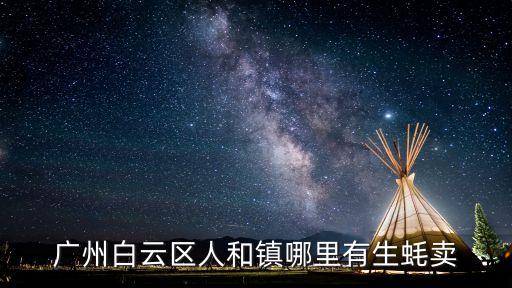 廣州白云區人和鎮哪里有賣生蠔的，廣州白云區人和附近有什么 特產店在什么地方啊