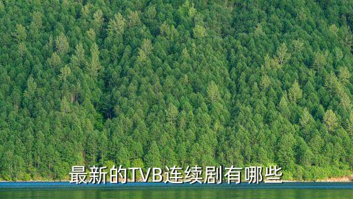 tvb最新電視劇，最新的TVB連續劇有哪些