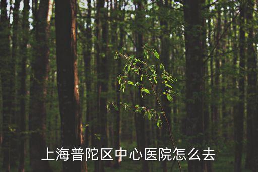 上海市普陀中心醫院周邊地圖，上海中醫大附屬普陀區中心醫院坐幾號地鐵