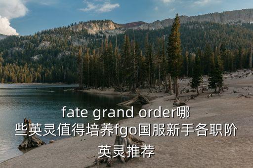 fate grand order哪些英靈值得培養fgo國服新手各職階英靈推薦