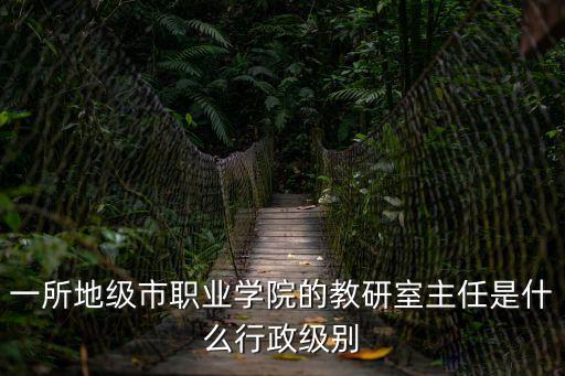 一所地級市職業學院的教研室主任是什么行政級別