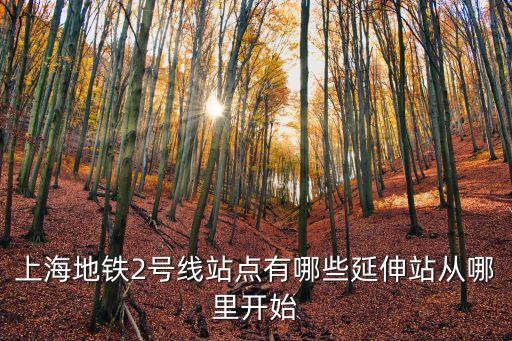 上海地鐵2號線站點有哪些延伸站從哪里開始