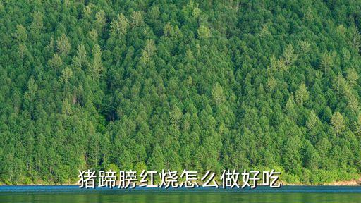 紅燒豬蹄膀的家常做法，紅燒豬膀怎么做