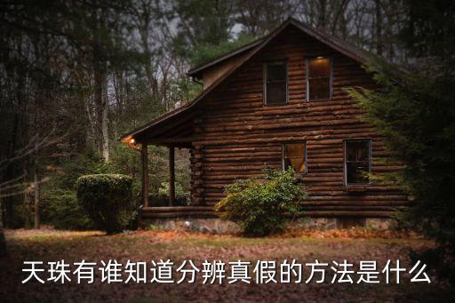 如何辨別天珠，天珠有誰知道分辨真假的方法是什么