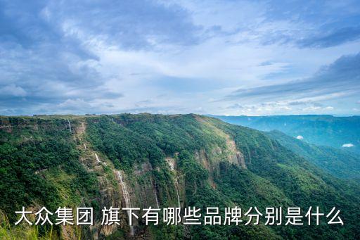 大眾集團，大眾集團 旗下有哪些品牌分別是什么