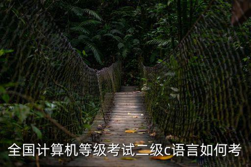c語言二級考試，C語言二級考些什么