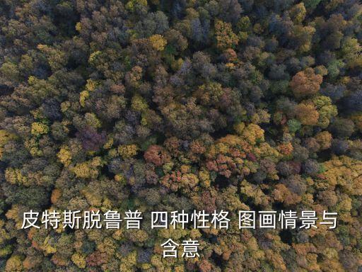 皮特斯脫魯普 四種性格 圖畫情景與含意