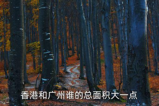 廣州面積是香港幾倍，香港和廣州誰比較大一些