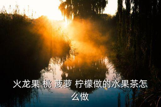 菠蘿水果茶，火龍果 桃 菠蘿 檸檬做的水果茶怎么做