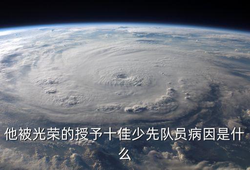 他被光榮的授予十佳少先隊員病因是什么