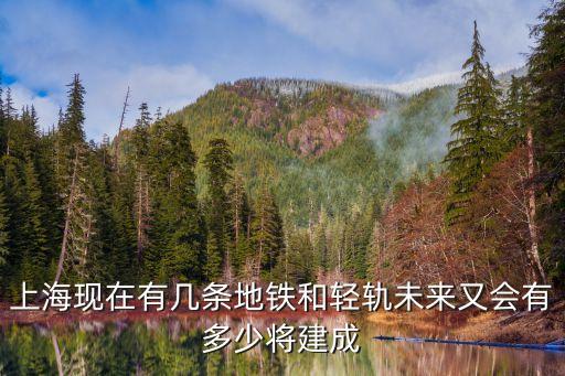 上海現在有幾條地鐵和輕軌未來又會有多少將建成