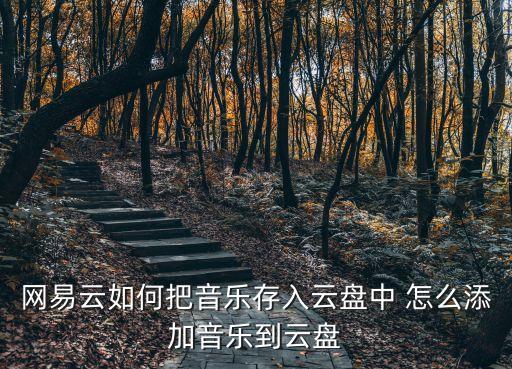 網易云如何把音樂存入云盤中 怎么添加音樂到云盤