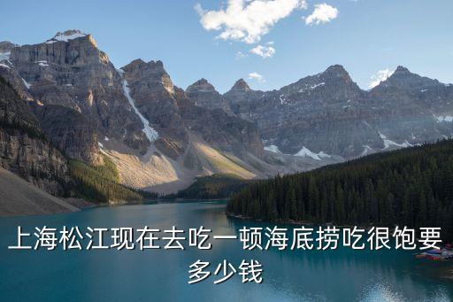 上海市松江海底撈，上海松江現在去吃一頓海底撈吃很飽要多少錢