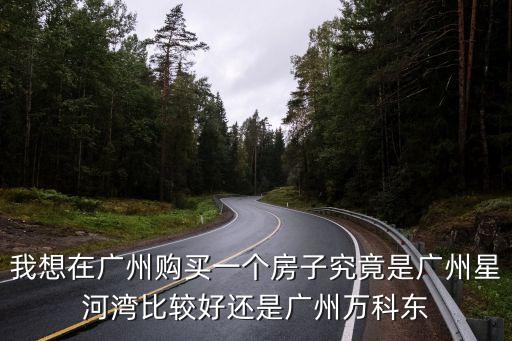 我想在廣州購買一個房子究竟是廣州星河灣比較好還是廣州萬科東