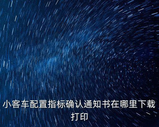 上海市小客車指標怎么打印，小車搖號搖到之后去哪打印啊是不是去交通局啊