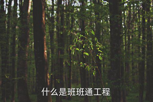 什么是班班通工程