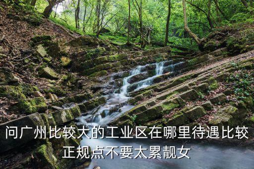 廣州高新區黃花崗管委會待遇，問廣州比較大的工業區在哪里待遇比較正規點不要太累靚女