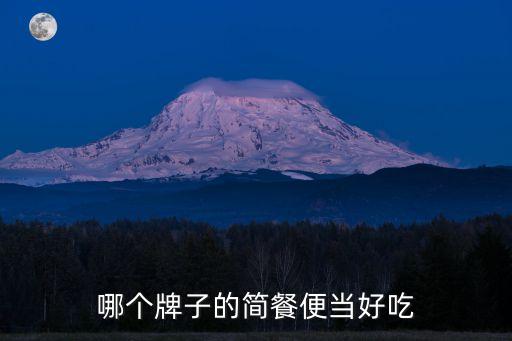 哪個牌子的簡餐便當好吃