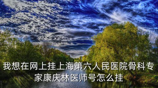 我想在網(wǎng)上掛上海第六人民醫(yī)院骨科專(zhuān)家康慶林醫(yī)師號(hào)怎么掛