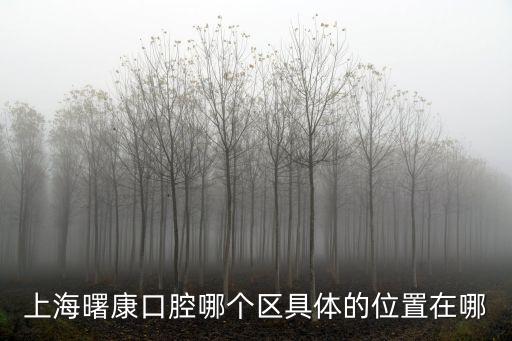 上海市曙康口腔門診部，上海曙康口腔哪個區(qū)具體的位置在哪