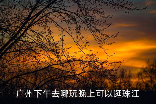廣州下午去哪玩晚上可以逛珠江