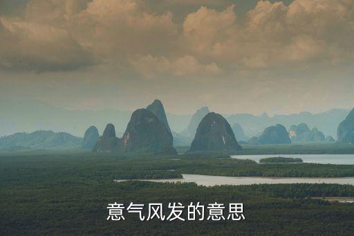 意氣奮發(fā)，意氣風(fēng)發(fā)的意思