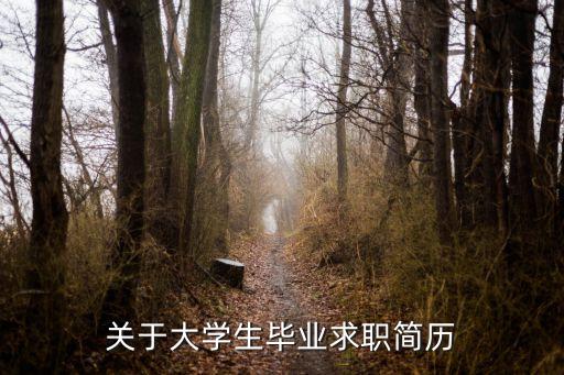 畢業生求職簡歷，應屆畢業生的簡歷如何寫