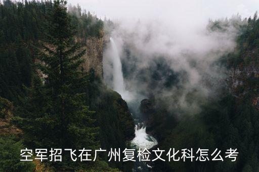 廣州空軍招飛2021復選時間，空軍招飛在廣州復檢文化科怎么考