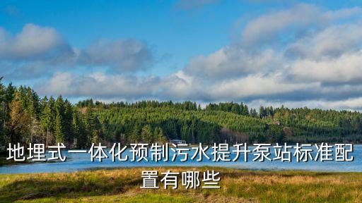 地埋式一體化預制污水提升泵站標準配置有哪些