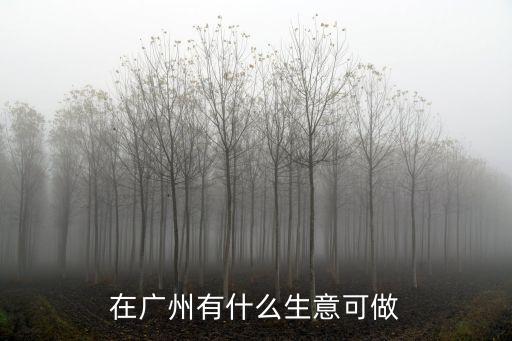 廣州創業項目現狀，廣州做什么生意好呢