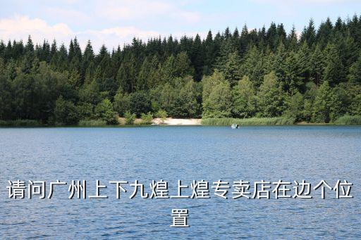 請問廣州上下九煌上煌專賣店在邊個位置
