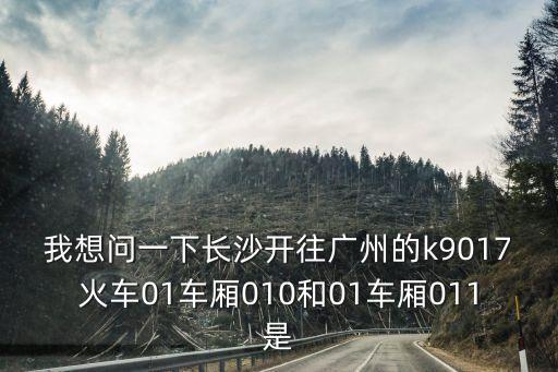 長沙到廣州的k9017靠窗嗎，k9017次列車10號車廂20號是靠窗的嗎