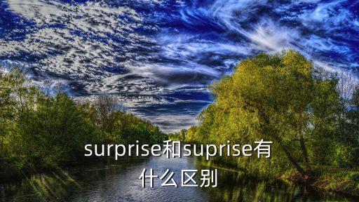 suprise，suprise 是什么意思