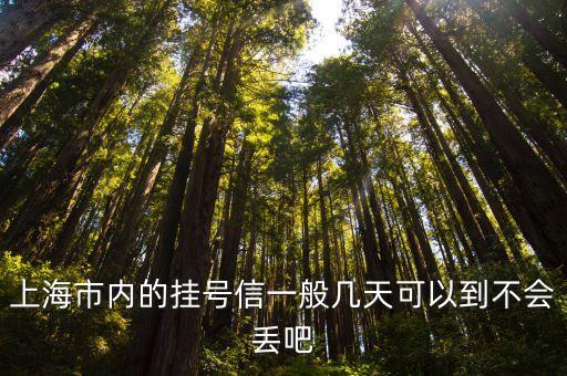 上海市內的掛號信一般幾天可以到不會丟吧