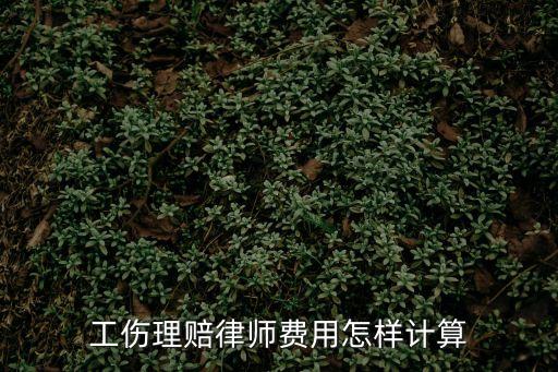 工傷理賠律師費用怎樣計算
