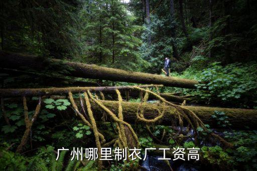 廣州哪里制衣廠工資高