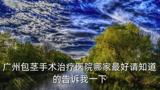 廣州包莖手術(shù)治療醫(yī)院哪家最好請(qǐng)知道的告訴我一下