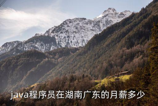 長沙廣州java開發工資對比，java 軟件工程師 1年的工作經驗 在長沙的工資有多少