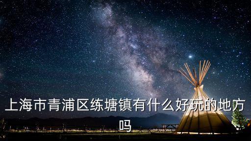 上海市青浦區練塘鎮有什么好玩的地方嗎