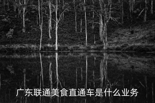 廣州聯通美食直通車，如何開通廣東聯通美食直通車業務