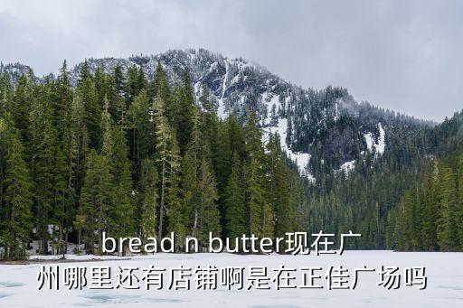 bread n butter現在廣州哪里還有店鋪啊是在正佳廣場嗎
