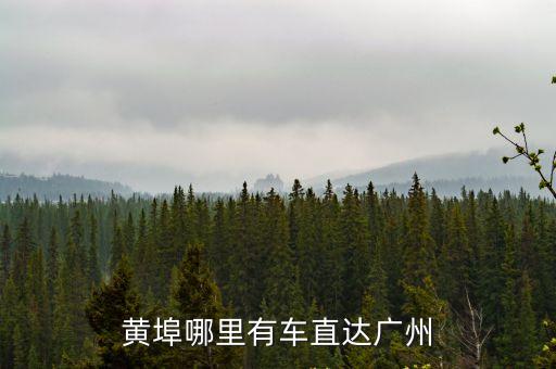 黃埠哪里有車直達廣州