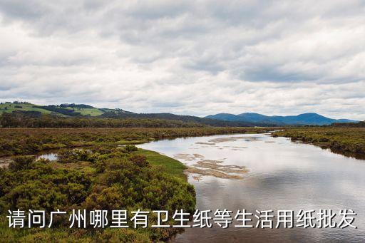 請問廣州哪里有衛(wèi)生紙等生活用紙批發(fā)