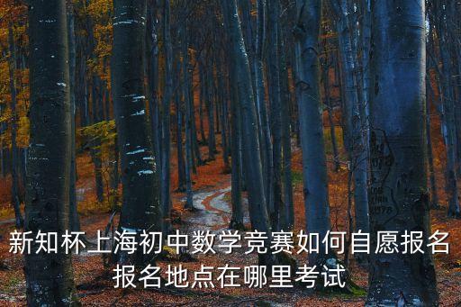 新知杯上海初中數學競賽如何自愿報名報名地點在哪里考試