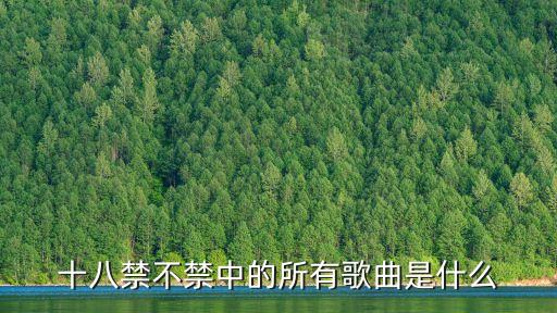 十八禁不禁中的所有歌曲是什么